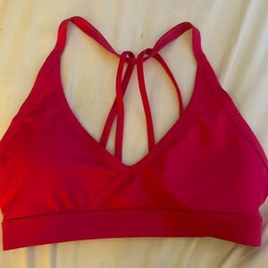 Pink Sports Bra